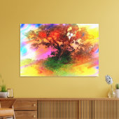 Abstrakte Baumgemäldekunst Leinwanddruck (Insitu (Wohnzimmer))