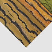 Abstrakte Baumrinde-Muster mit Earthy Browns Seidenpapier (Ausschnitt)