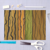 Abstrakte Baumrinde-Muster mit Earthy Browns Seidenpapier (Handwerk)