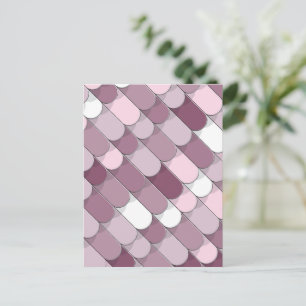 Abstrakte Bauweise (Fliesen) 2 Postkarte