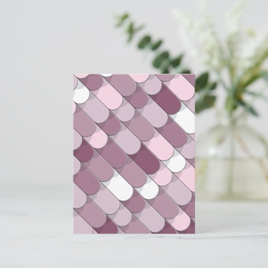 Abstrakte Bauweise (Fliesen) 2 Postkarte (Stehend Vorderseite)