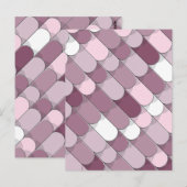 Abstrakte Bauweise (Fliesen) 2 Postkarte (Vorne/Hinten)