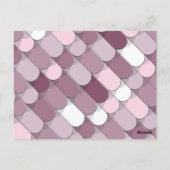 Abstrakte Bauweise (Fliesen) 2 Postkarte (Rückseite)