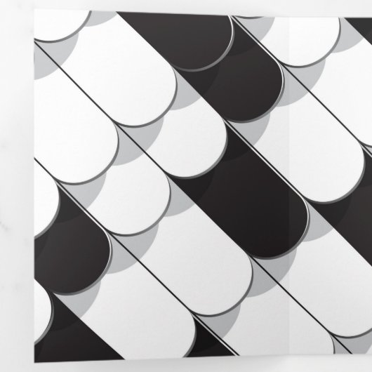 Abstrakte Bauweise (Fliesen) Dreifach Gefaltete Urlaubskarte (Innen Erste Seite)