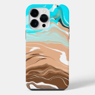 Abstrakte Beach Fluid Art  iPhone 14 Pro Max Hülle