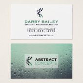 abstrakte Begriffe des Wasserfensters (Vorne & Hinten)