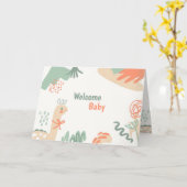 Abstrakte Begrüßungskarte Karte (Gelbe Blume)