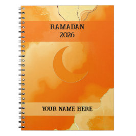 Abstrakte Beige Islamische Notizblock