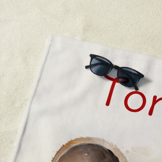 Abstrakte Bekleidung Strandtuch (Beispiel)