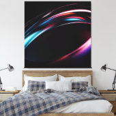 Abstrakte Beleuchtung Leinwanddruck (Insitu (Schlafzimmer))