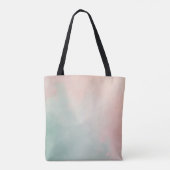 Abstrakte Beliebte Blush Pink Mint Kollektion Tasche (Rückseite)