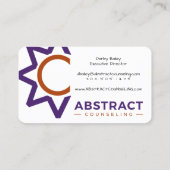 abstrakte Beratung zu dunklen 1. Karten (Rückseite)