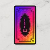 abstrakte Beratungszusagen hell Visitenkarte (Vorderseite)