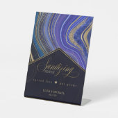 Abstrakte Bereinigung Station Mitternacht ID827 Sockelschild (Vorderseite)