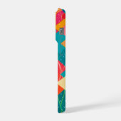 Abstrakte Berge und Fluss iPhone Hülle (Linke Seite)