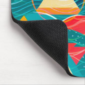 Abstrakte Berge und Fluss Mousepad (Ecke)