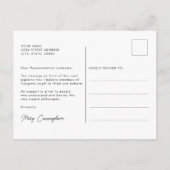 Abstrakte Berge und Sonne nehmen die Hohe Straße Postkarte (Rückseite)