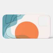 Abstrakte Berglandschaft, flache Landschaft ba Case-Mate iPhone Hülle (Rückseite (Horizontal))