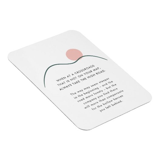 Abstrakte Bergsonne nimmt den hohen Preis ein Magnet (Rechte Seite)