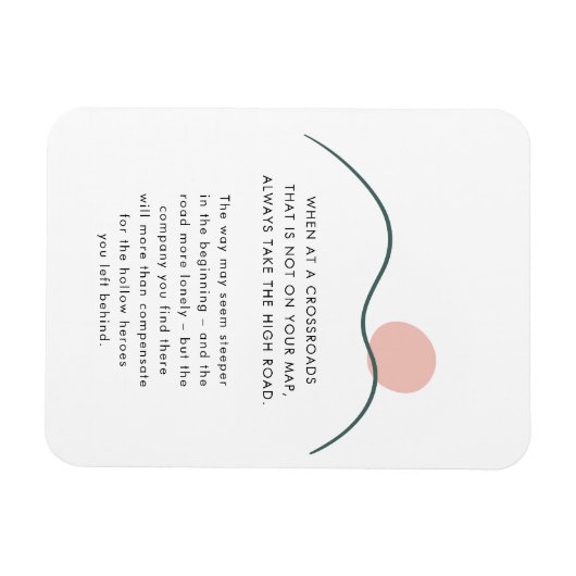 Abstrakte Bergsonne nimmt den hohen Preis ein Magnet (Horizontal)