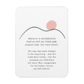 Abstrakte Bergsonne nimmt den hohen Preis ein Magnet (Vertikal)