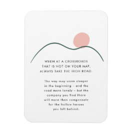 Abstrakte Bergsonne nimmt den hohen Preis ein Magnet