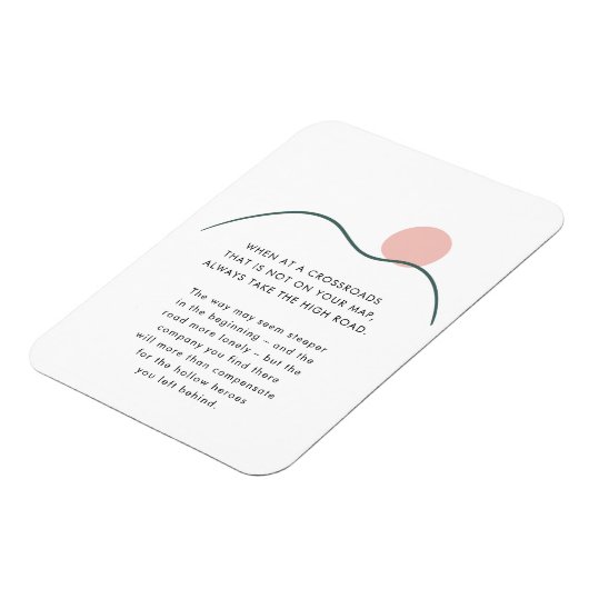 Abstrakte Bergsonne nimmt den hohen Preis ein Magnet (Linke Seite)