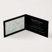 Abstrakte Bergstars, Astronomiegeschäft Visitenkarten (Innenseite)