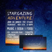 Abstrakte Bergstrassen, Astronomie Visitenkarte