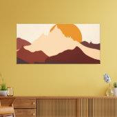Abstrakte Bergwelt Leinwanddruck (Insitu (Wohnzimmer))