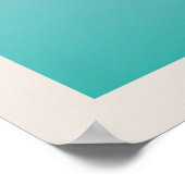 Abstrakte Bergwelt Poster (Ecke)