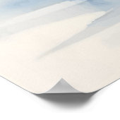 Abstrakte Bergwelt Poster (Ecke)
