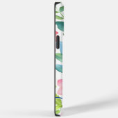 Abstrakte Berries Ferns Blume Monogram Case-Mate iPhone Hülle (Rückseite / Rechts)