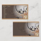 Abstrakte berufliche Geschäfts-Karte doppelseitig Visitenkarte (Vorne/Hinten)