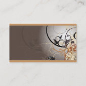 Abstrakte berufliche Geschäfts-Karte doppelseitig Visitenkarte (Rückseite)