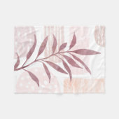 Abstrakte, beruhigende Formen Fleecedecke (Vorderseite (Horizontal))