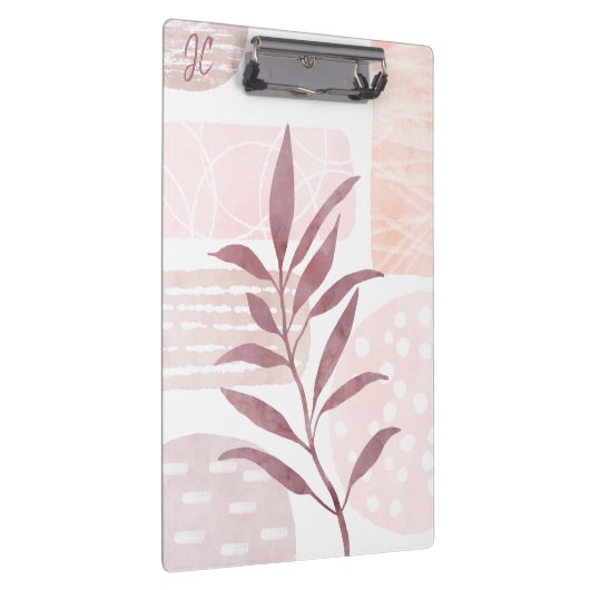 Abstrakte, beruhigende Formen Klemmbrett (Rechts)