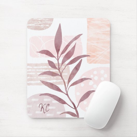 Abstrakte, beruhigende Formen Mousepad (Mit Mouse)