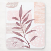 Abstrakte, beruhigende Formen Mousepad (Vorne)