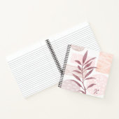 Abstrakte, beruhigende Formen Notizblock (Innenseite)