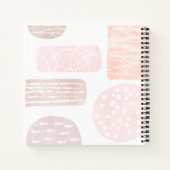 Abstrakte, beruhigende Formen Notizblock (Rückseite)