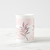 Abstrakte, beruhigende Formen Porzellantasse (Vorderseite)