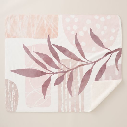 Abstrakte, beruhigende Formen Sherpadecke (Vorderseite (Horizontal))