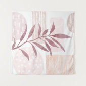 Abstrakte, beruhigende Formen Wandteppich (Vorderseite (Horizontal))