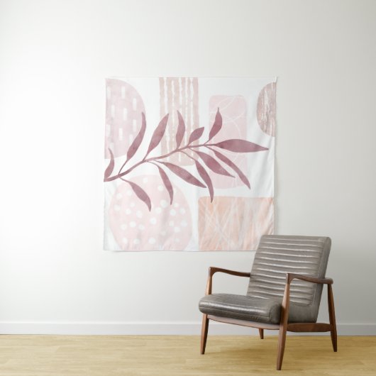 Abstrakte, beruhigende Formen Wandteppich (Beispiel (Horizontal))