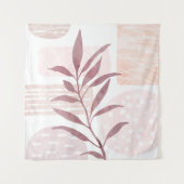 Abstrakte, beruhigende Formen Wandteppich (Vorderseite)