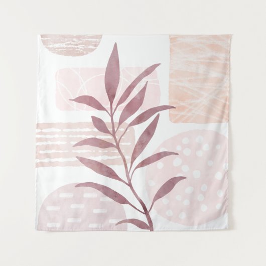 Abstrakte, beruhigende Formen Wandteppich (Vorderseite)