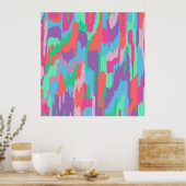 Abstrakte Beschriftung von Pasteton Poster (Küche)