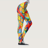 Abstrakte Bestellung Leggings (Rechts)