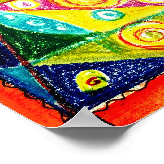 Abstrakte Bestellung Poster (Ecke)